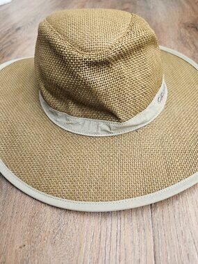 Outdoor Research Papyrus Sun Hat XL Straw Paper Wide Brim Hiking Fishing UPF 50